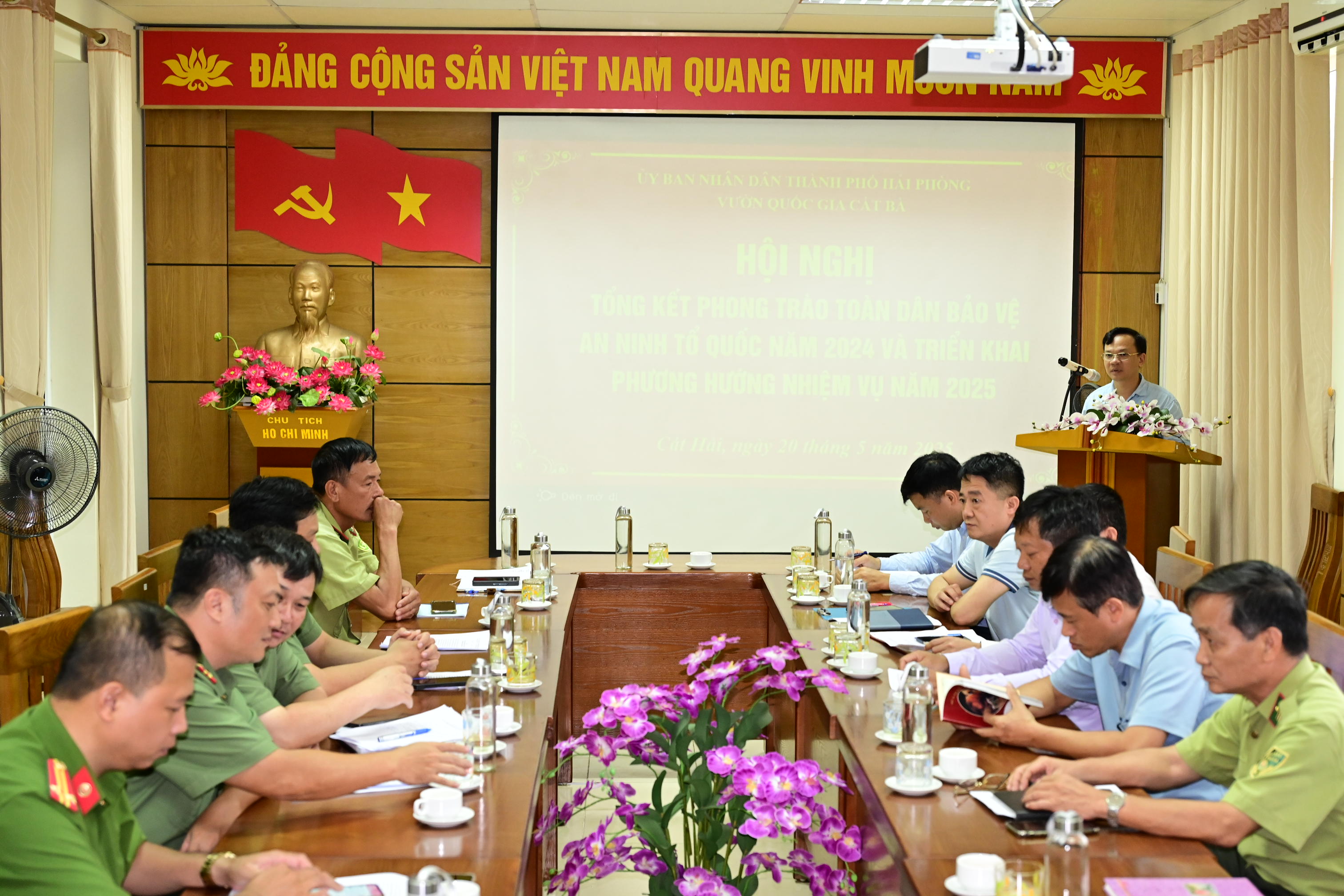 Vườn Quốc gia Cát Bà (huyện Cát Hải): Triển khai 4 nhiệm vụ xây phong trào bảo vệ an ninh Tổ quốc năm 2025